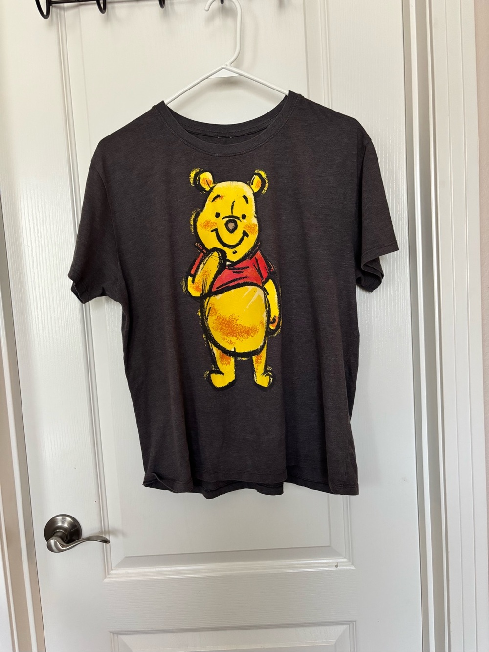 Disney Winnie the Pooh Graphic Tee - Black, Yellow & Red